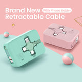 4 in 1 Retractable Charging Cable